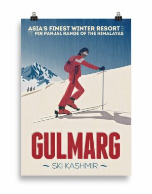 Gulmarg Ski Poster